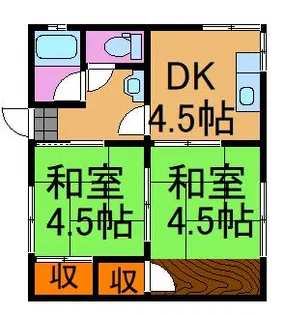 ノアテラス【1階】の間取り