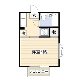 コーポ平野【2階】の間取り