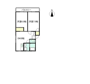 カーサソフィアII【1階】の間取り
