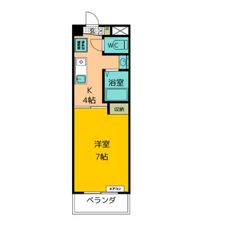 FULL HOUSE YAGOTO【6階】の間取り