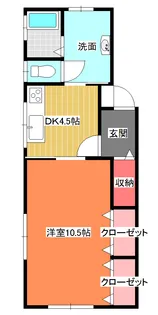 クローバー【2階】の間取り