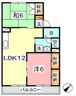 ファミール竹内 A【2階】の間取り