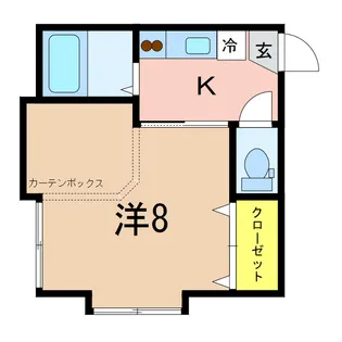 メゾン・ド・フレール【1階】の間取り