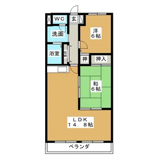 サニーヒル祥【3階】の間取り