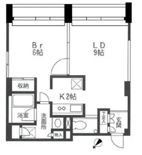 KDXレジデンス自由が丘【4階】の間取り