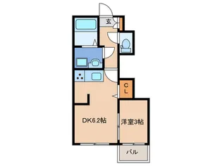 Kag.R九産大前【1階】の間取り