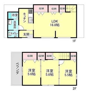 京都府京都市北区紫野石龍町【一戸建】の間取り