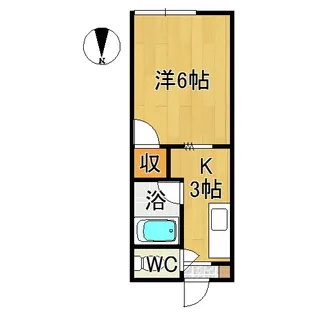 シティハウス代官町【2階】の間取り