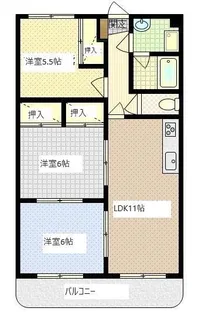 プレミールKI【3階】の間取り