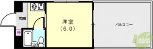 サンシャイングレート兵庫【10階】の間取り