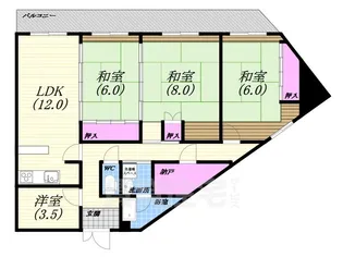 エム苦楽園【2階】の間取り