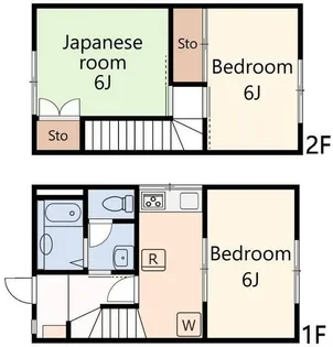 2DKの間取り画像