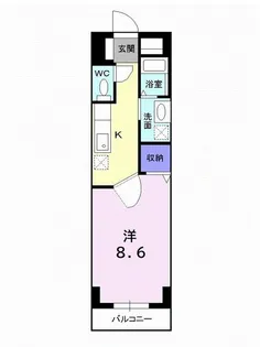 ヴェルアンジュ【3階】の間取り