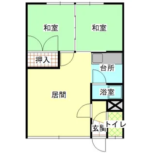 土田コーポ【2階】の間取り