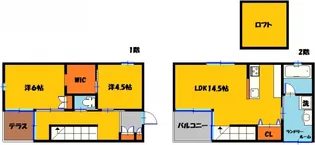 栃木県宇都宮市雀の宮4【アパート】の間取り