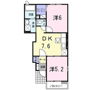 広島県呉市安浦町安登西7【アパート】の間取り