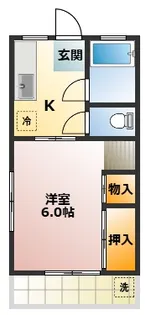 第2ニュータナベ【2階】の間取り