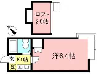 サンプライム【1階】の間取り