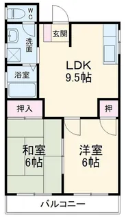サンハイツ中村【3階】の間取り