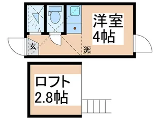 フェリスポニー【1階】の間取り