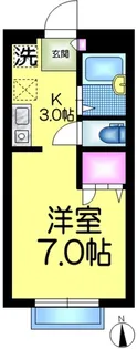 千葉県千葉市花見川区花園2【アパート】の間取り