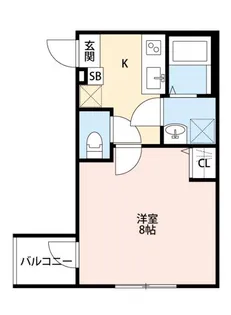 埼玉県戸田市喜沢1【アパート】の間取り