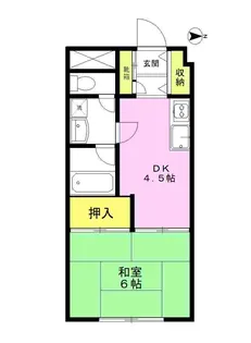 サンモール井上【1階】の間取り