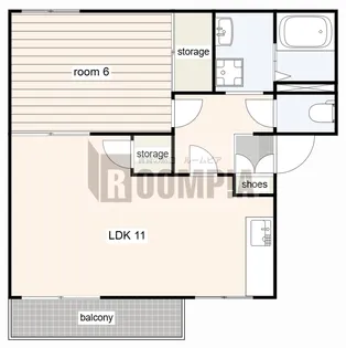 アレイ21 A【2階】の間取り