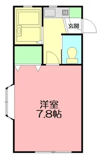 ピュアコートSANADA【1階】の間取り