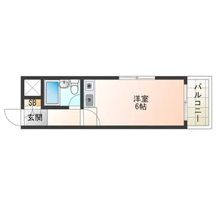 ネバーギブアップワン【7階】の間取り