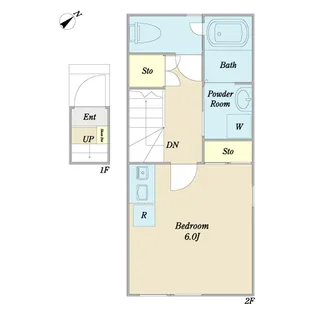ベレガンス新鎌ヶ谷II【2階】の間取り