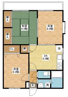 長崎県西彼杵郡時津町日並郷【マンション】の間取り