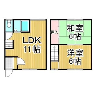 後藤アパート【1階】の間取り