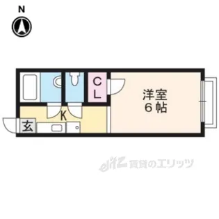 グリーンズA棟【2階】の間取り