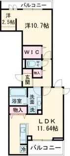 ルポゼ【2階】の間取り