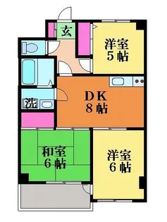 プランドールシモン【2階】の間取り