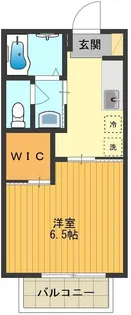 グランドール左入【1階】の間取り