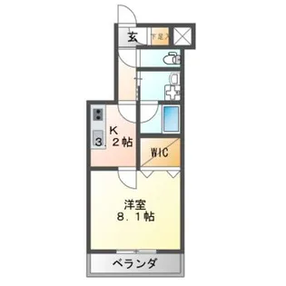 ステラウッド南恵我之荘【1階】の間取り