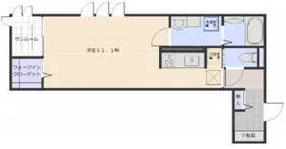 ソレイユルヴァン【2階】の間取り