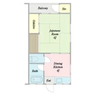 第二真山荘【2階】の間取り