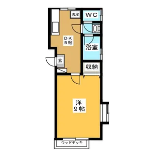 宮の内みずきコーポ【1階】の間取り