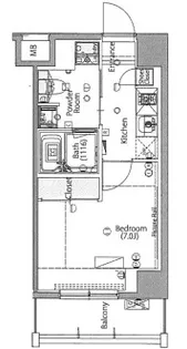 プレセダンヒルズ三ノ輪【2階】の間取り