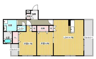 アルテマイスターカメリア【1階】の間取り