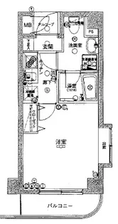 グリフィン・鷺沼【3階】の間取り
