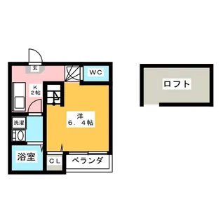 アルメリアII【2階】の間取り