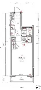 アンベリール永福町駅前【5階】の間取り