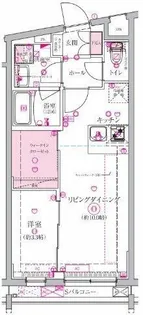 ベルシードステアー西早稲田【3階】の間取り