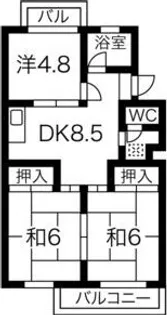 杉本ビル【4階】の間取り