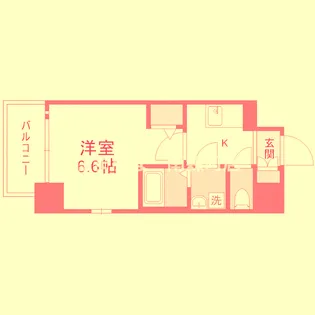 大阪府大阪市福島区海老江1【マンション】の間取り