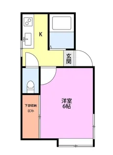 1Kの間取り画像